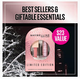 Maybelline New York Lash Sensational Sky High Mascara and Lifter Gloss Gift Set, Includes 1 Miniature Mascara and 1 Full-Size Lip Gloss, 1 Kit, Black